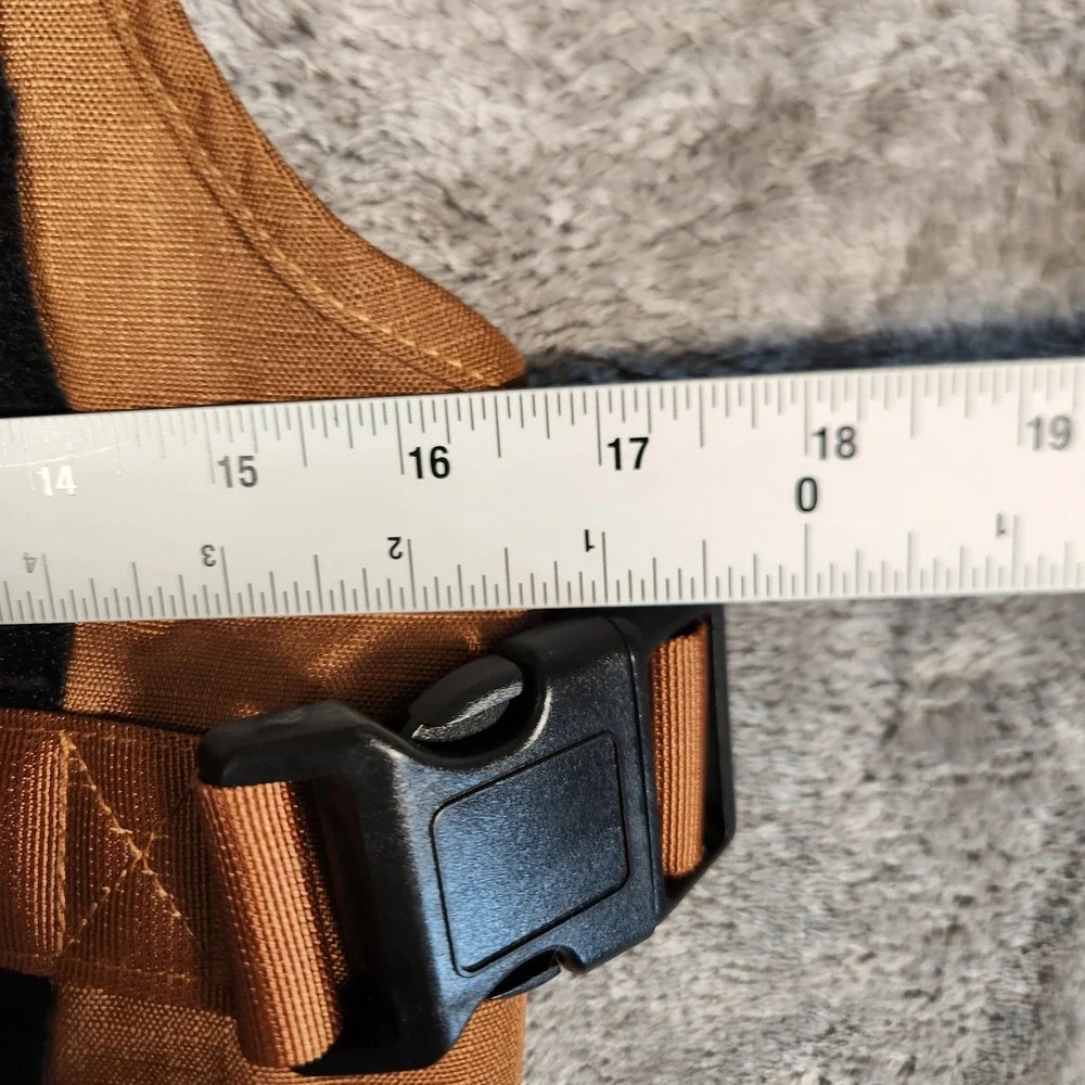 Carhartt Training Vest Dog Harness Brown Excellent Tactical Mesh P0342-1-BRN
